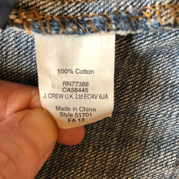 J. Crew Denim Vest - Size XS* - Picture 10 of 13
